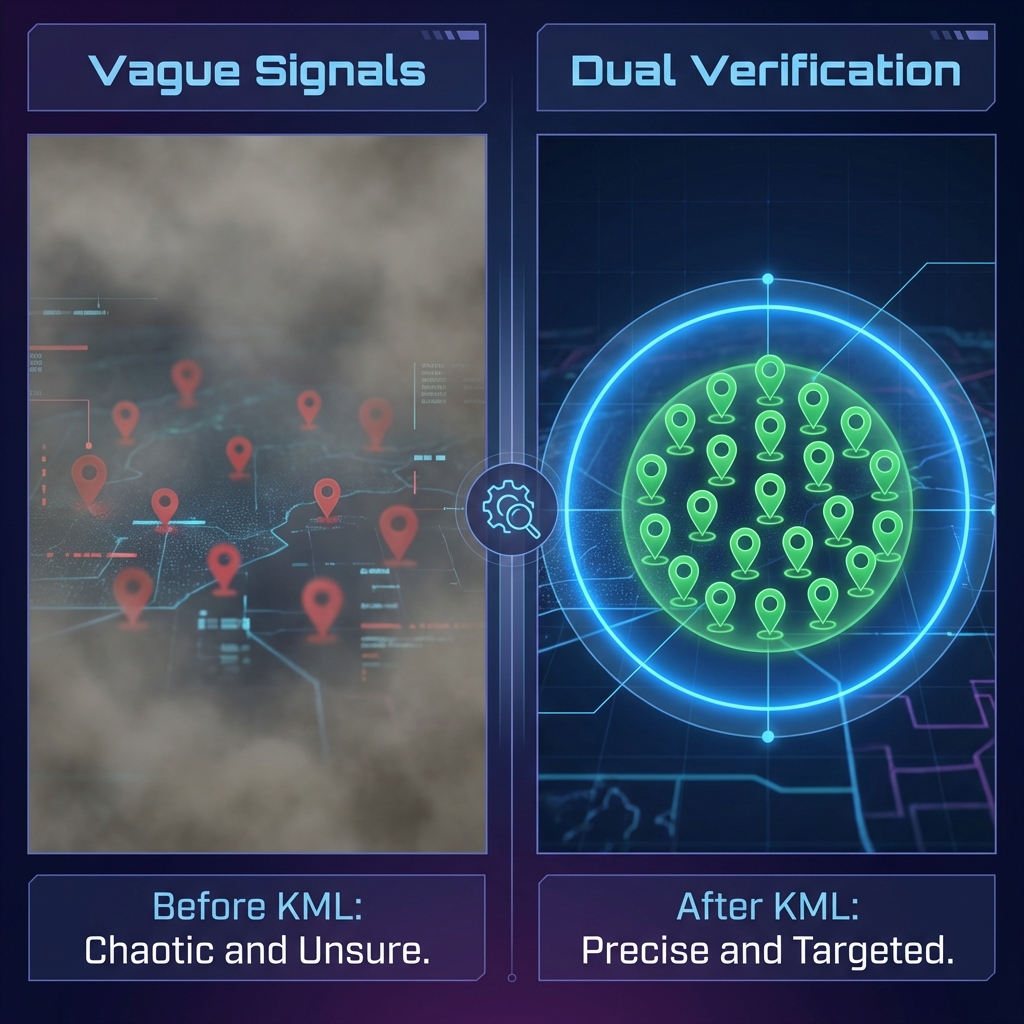 Before & After: Local SEO Results With and Without KML Circles