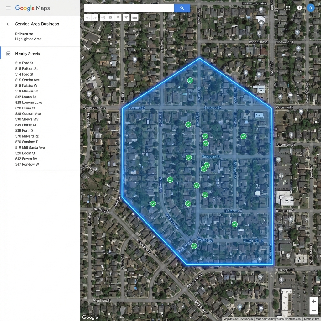 Service Area SEO: How KML Circles Define Your Real Coverage